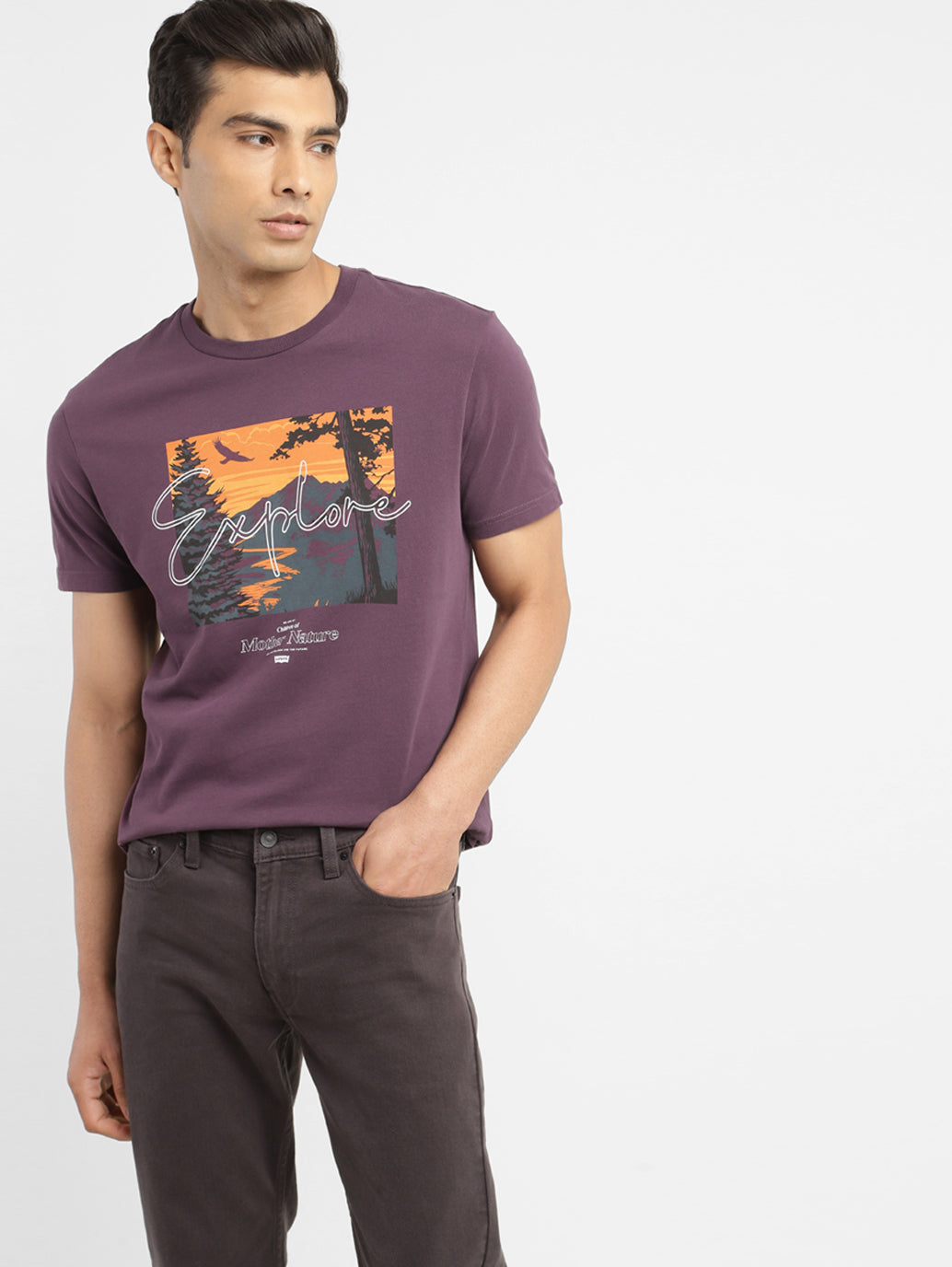 Men's Graphic Crew Neck T-shirt
