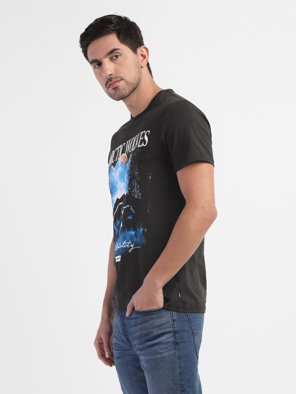 Men's Graphic Print Slim Fit T-shirt