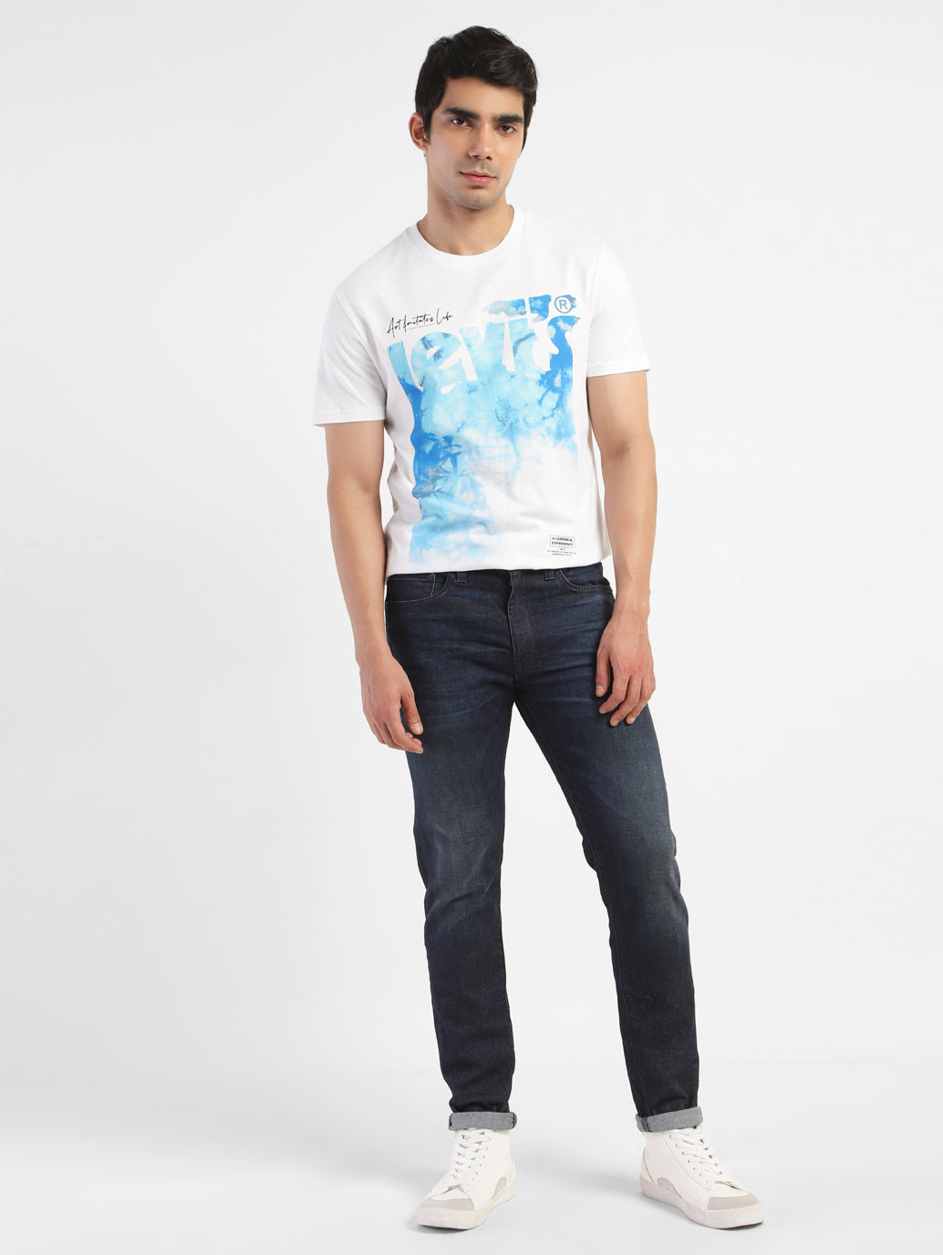 Men's Graphic Print Slim Fit T-shirt