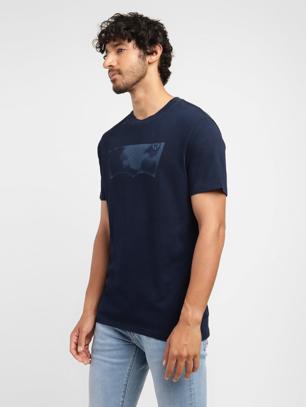 Men's Brand Logo Crew Neck T-shirt