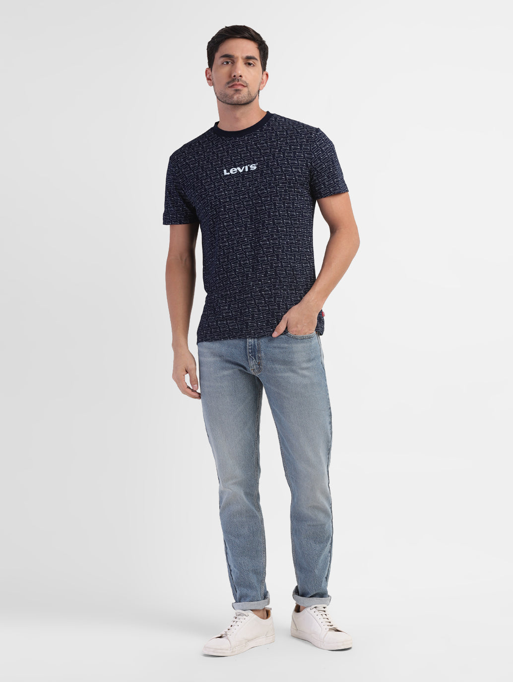 Men's Brand Logo Regular Fit T-shirt