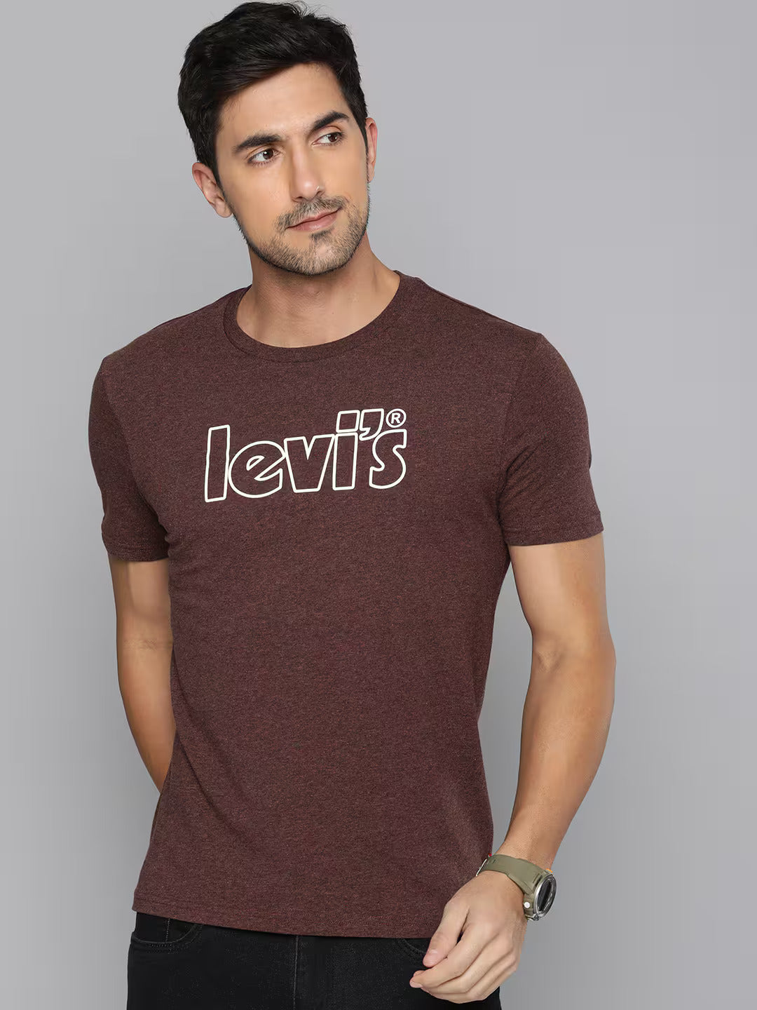 Men's Brand Logo Crew Neck T-Shirt