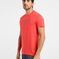 Men's Brand Logo Slim Fit T-shirt Red