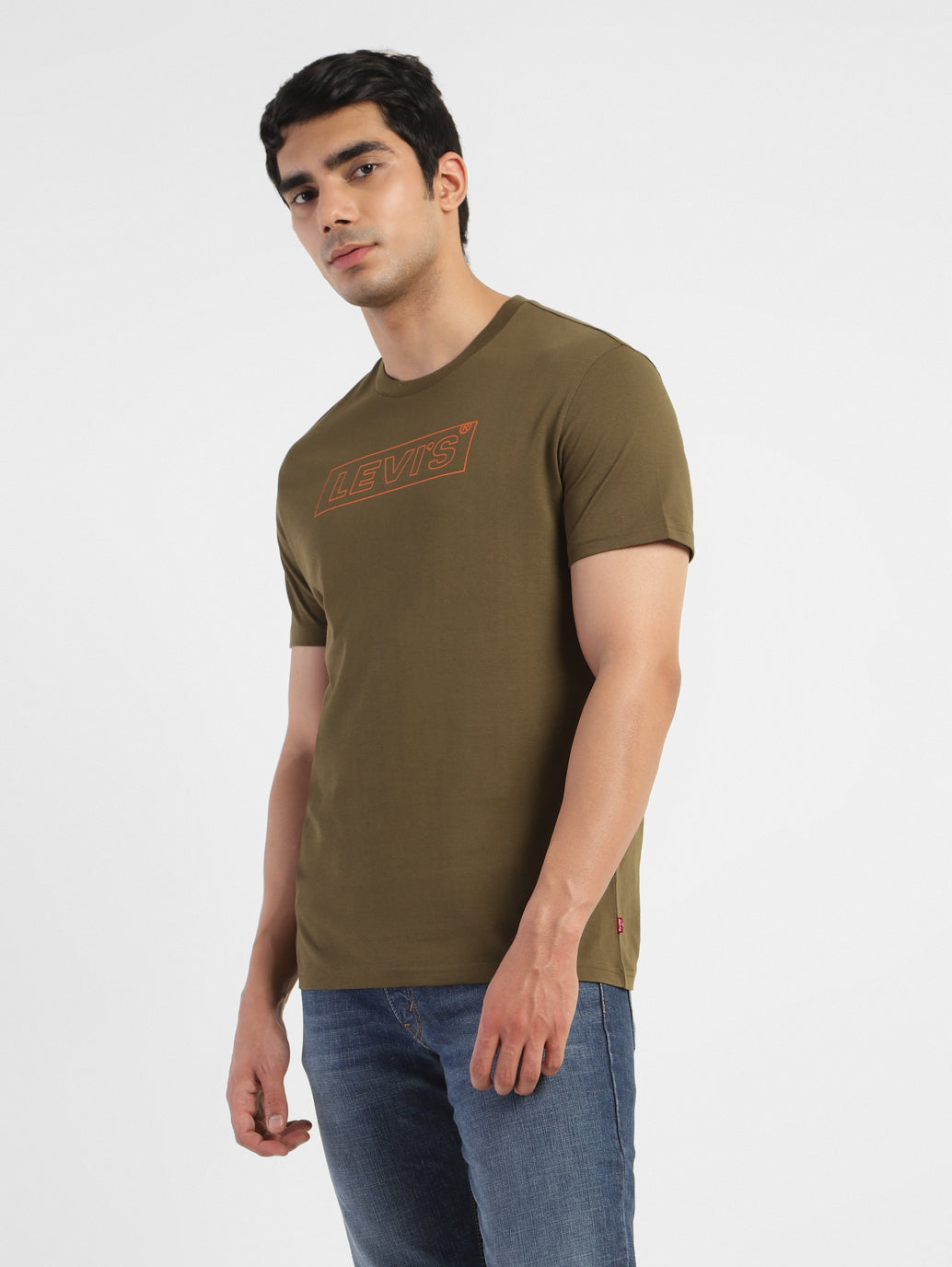 Men's Brand Logo Slim Fit T-shirt