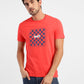 Men's Graphic Print Slim Fit T-shirt Red - 54e37498-32d0-4011-aedd-b616e70c4aff View
