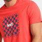 Men's Graphic Print Slim Fit T-shirt Red - a1a38563-598c-4880-92fd-d9ac3fff5e2f View