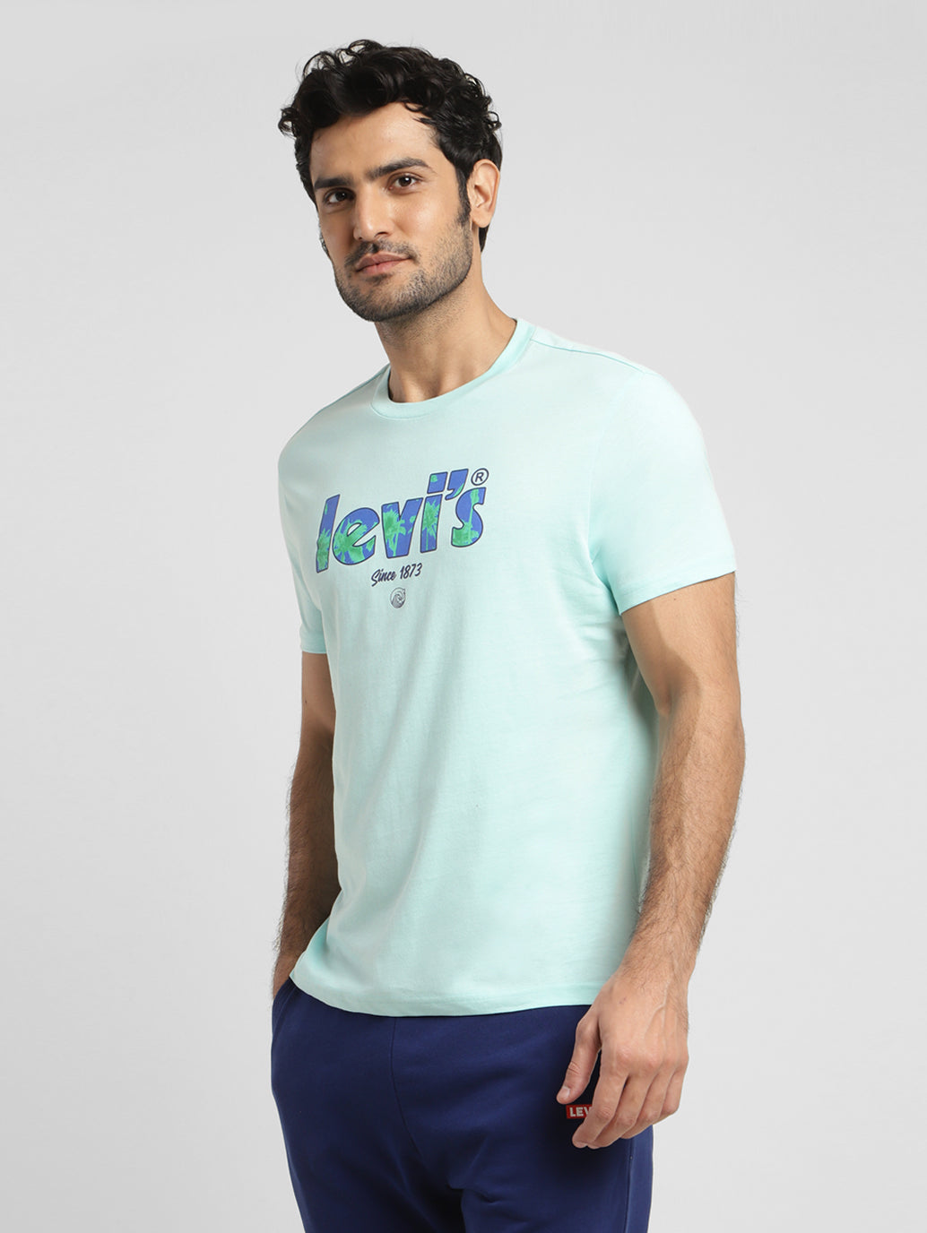 Men's Brand Logo Regular Fit T-shirt