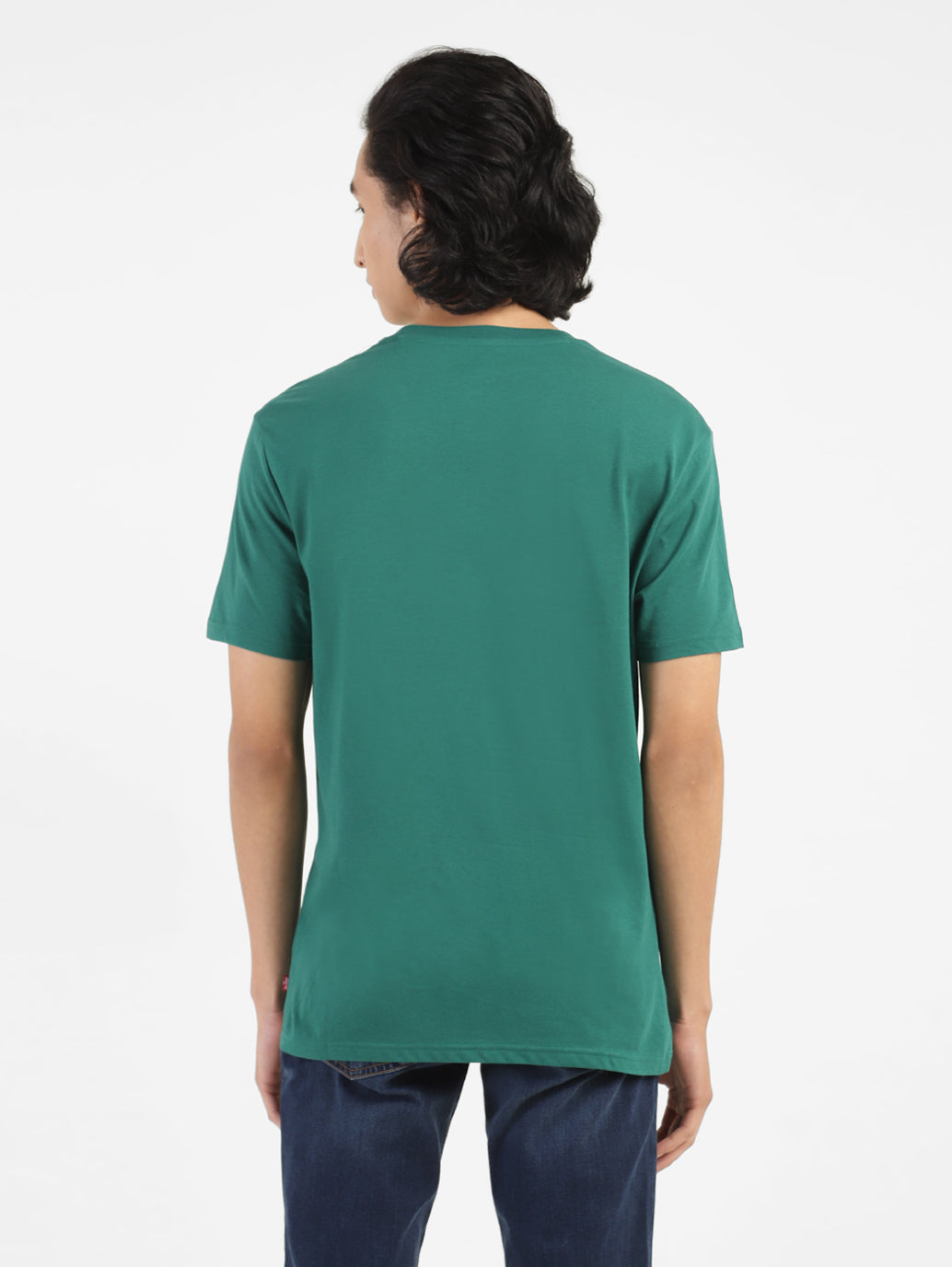 Men's Green Crew Neck T-Shirt