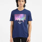 Men's Abstract Print Crew Neck T-shirt