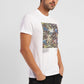 Men's Graphic Print Slim Fit T-shirt White