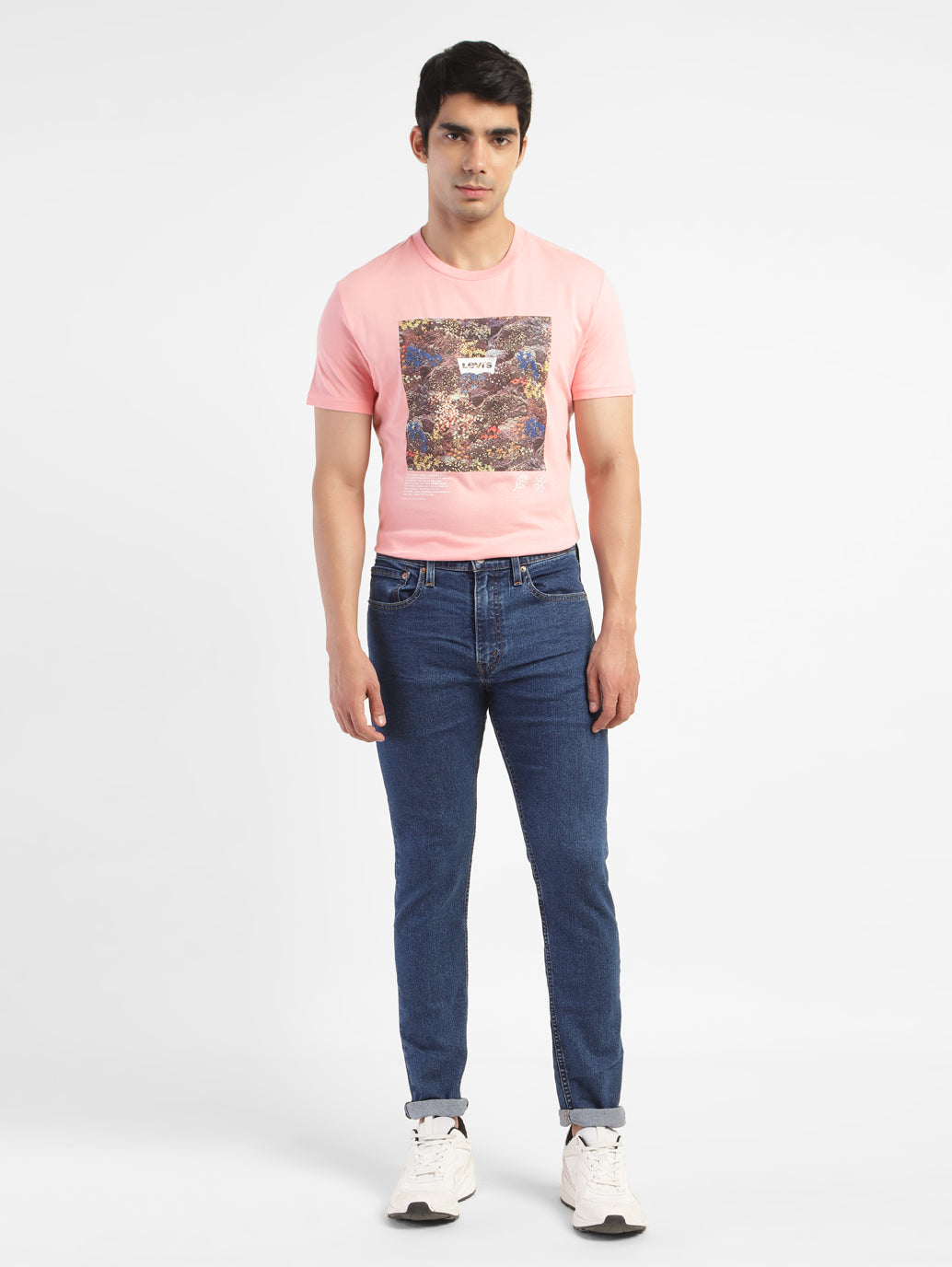Men's Graphic Print Slim Fit T-shirt