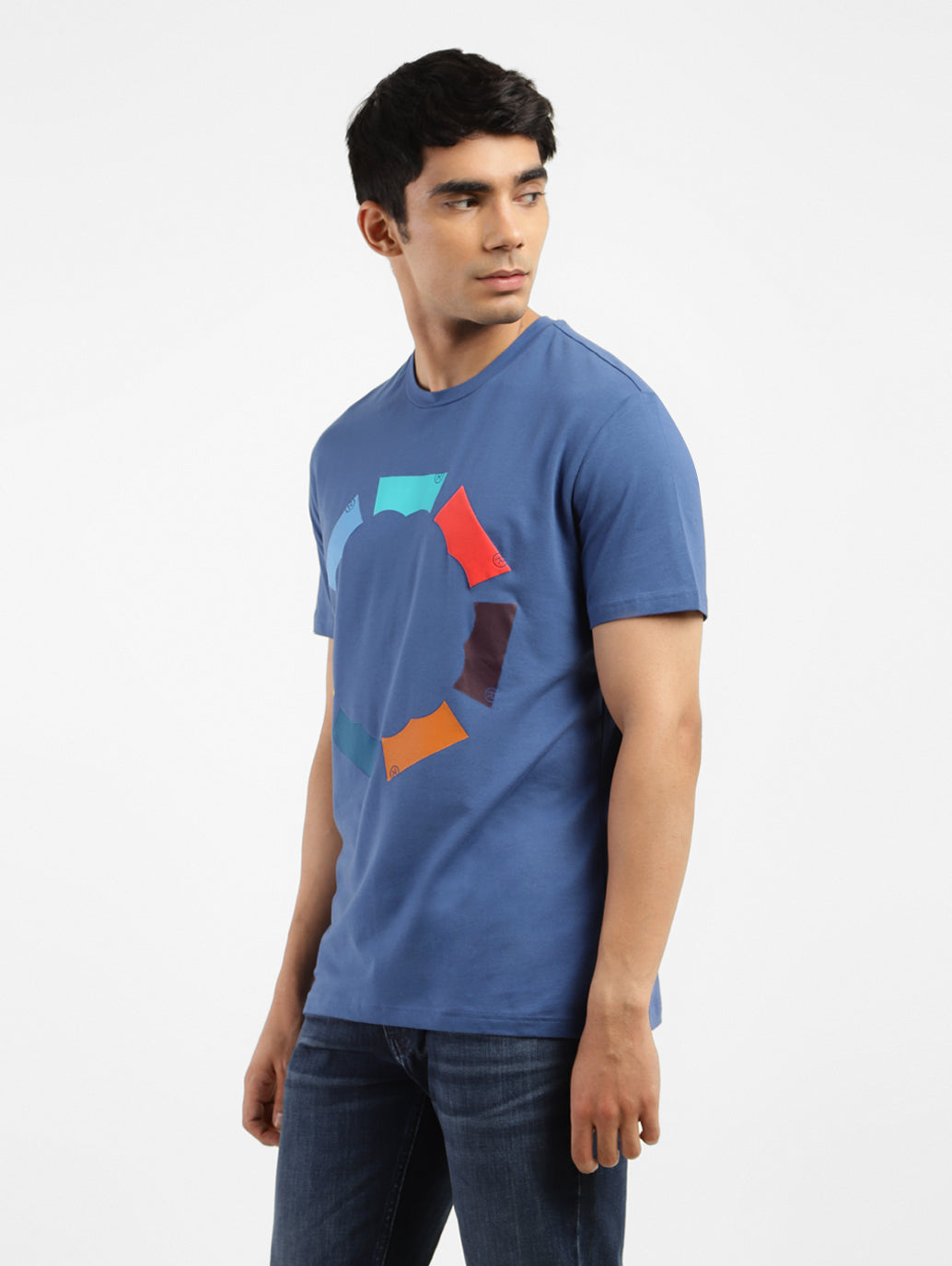 Men's Brand Logo Crew Neck T-shirt