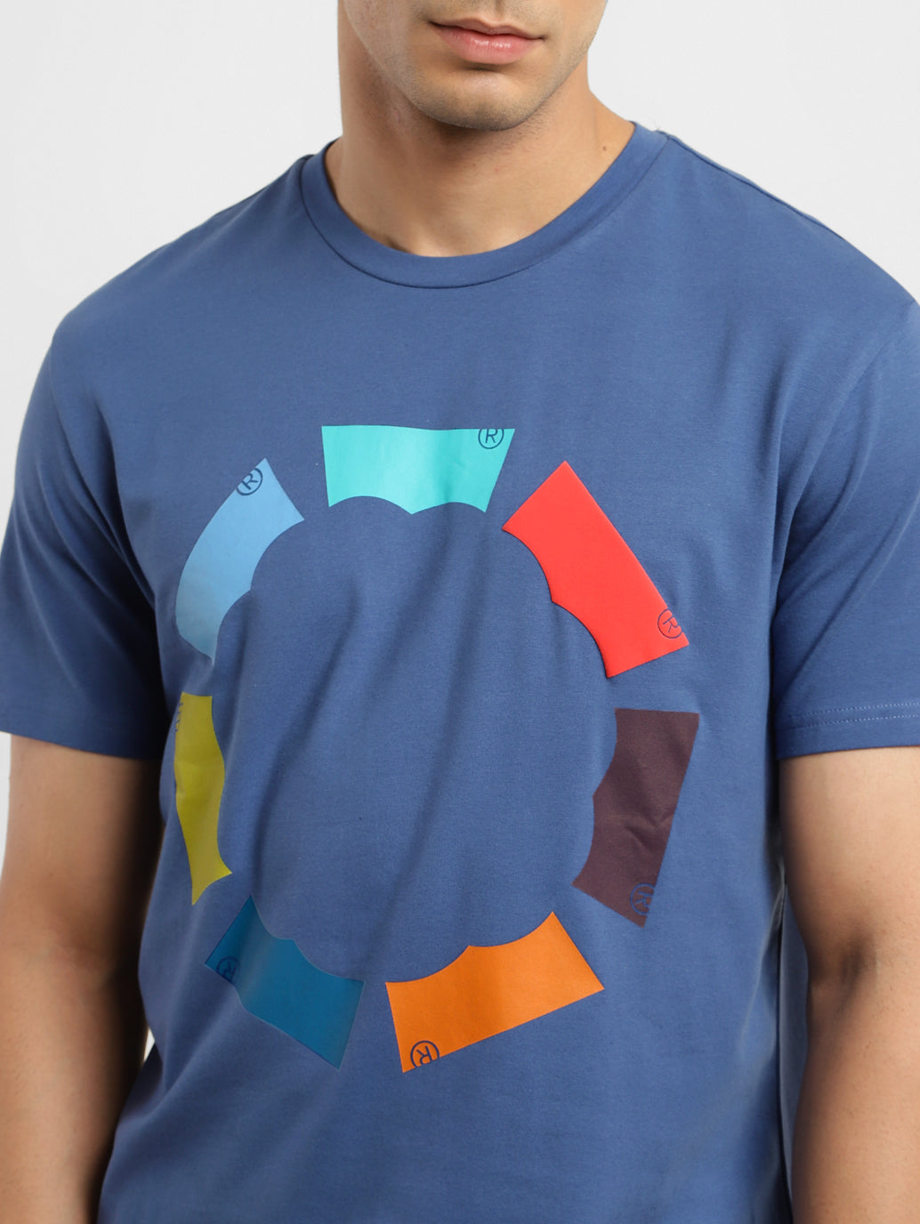 Men's Brand Logo Crew Neck T-shirt