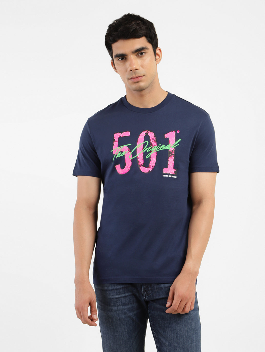 Men's Graphic Print Round Neck T-shirt