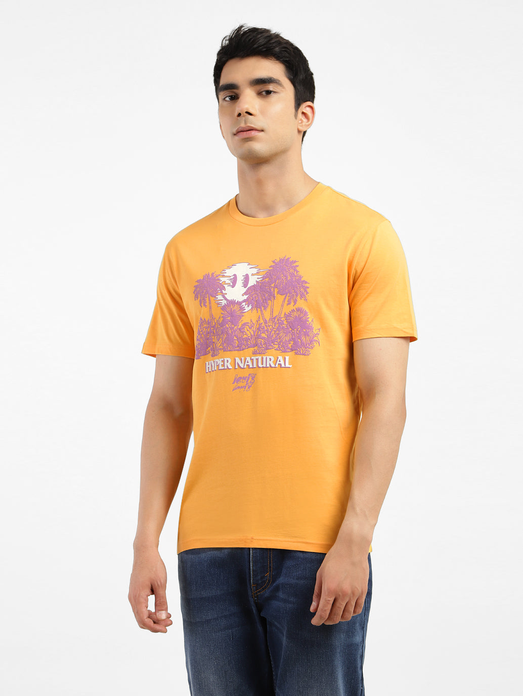 Men's Graphic Printed Slim Fit T-shirt