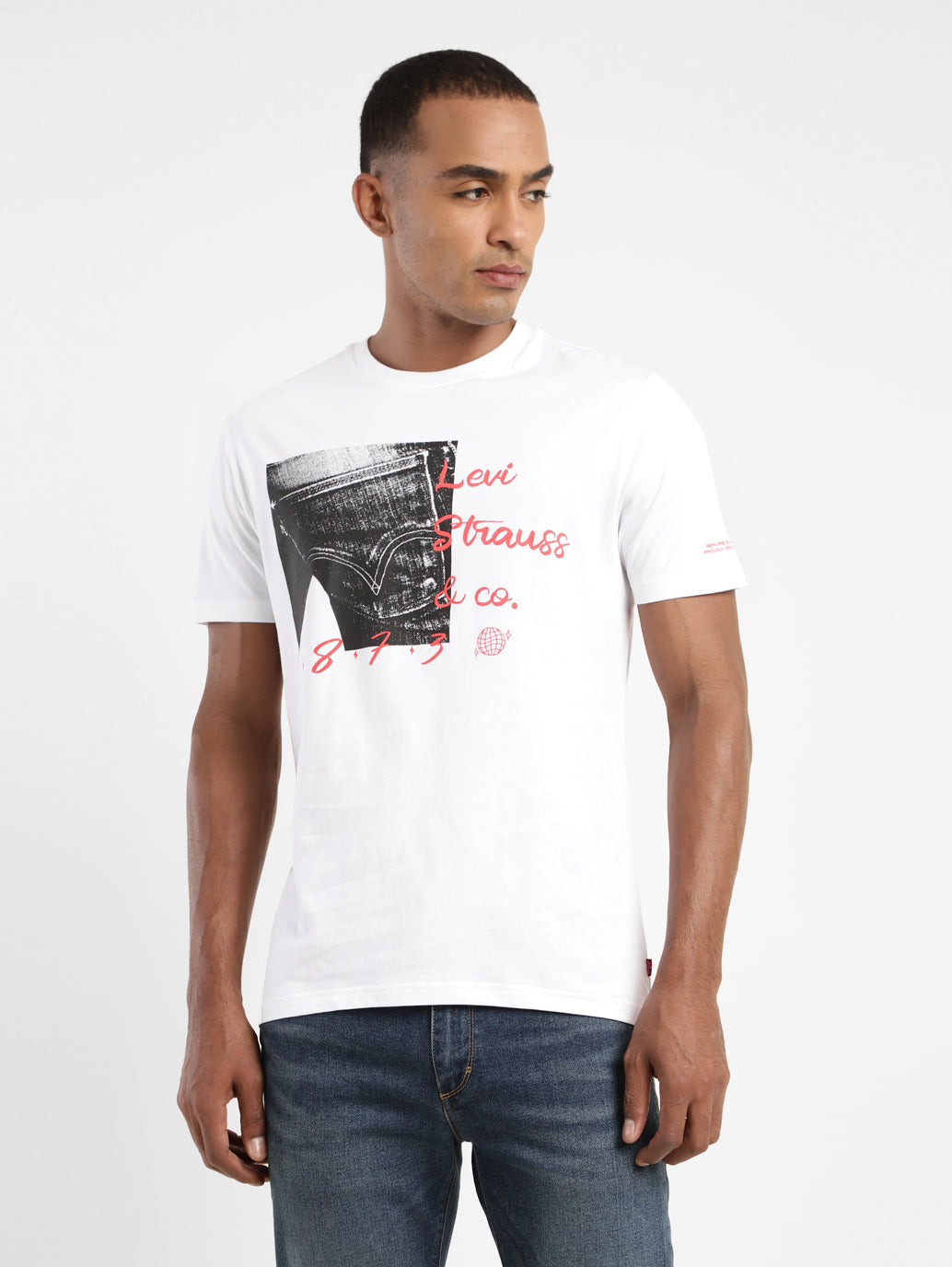 Men's Graphic Print Slim Fit T-shirt