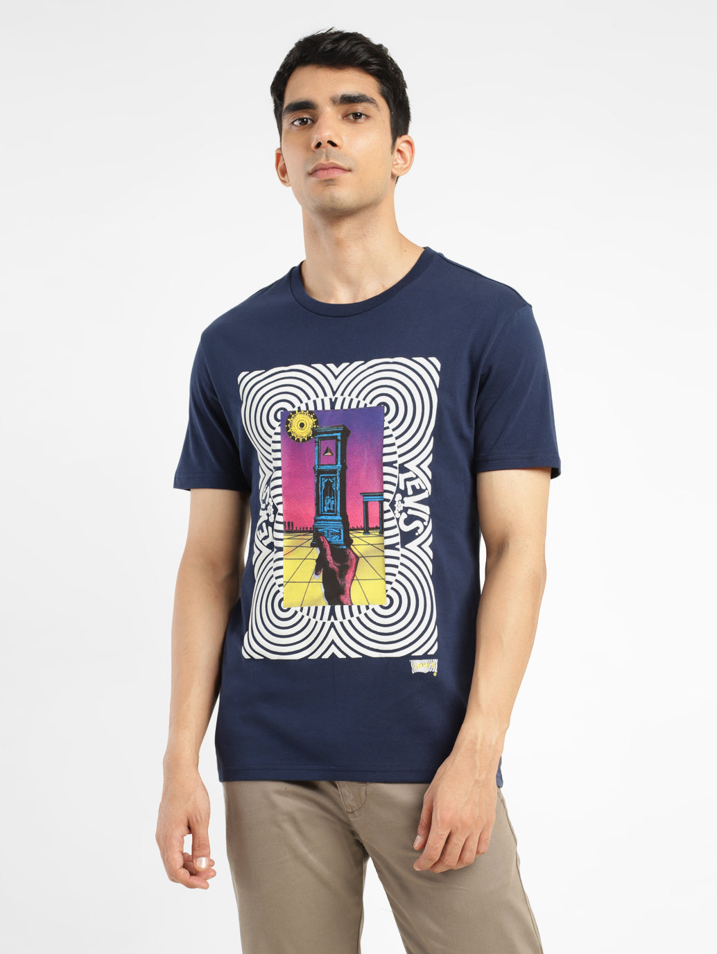 Men's Graphic Print Slim Fit T-shirt