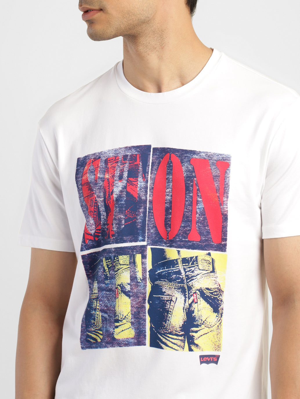 Men's Graphic Print Round Neck T-shirt