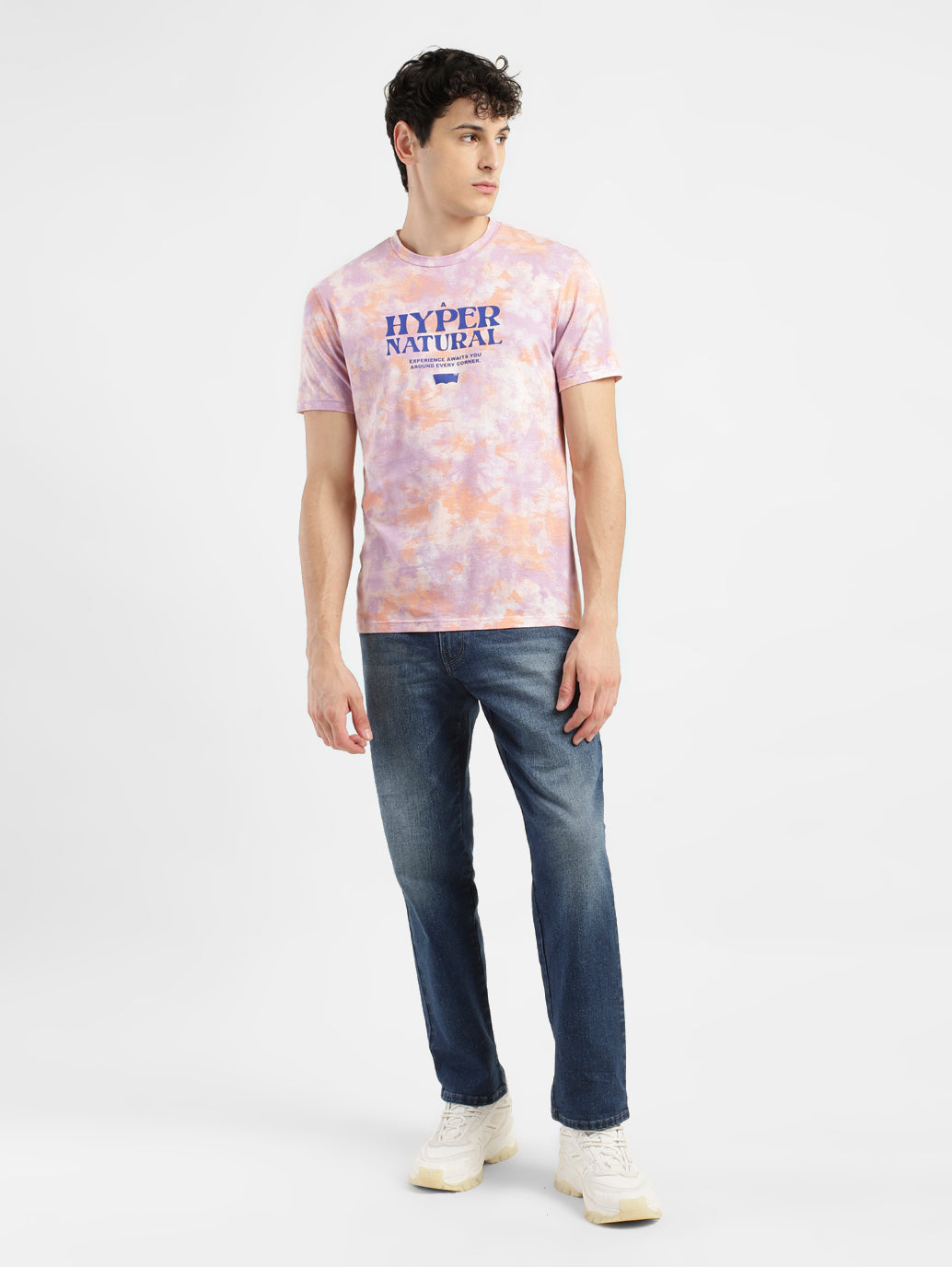 Men's Graphic Print Round Neck T-shirt