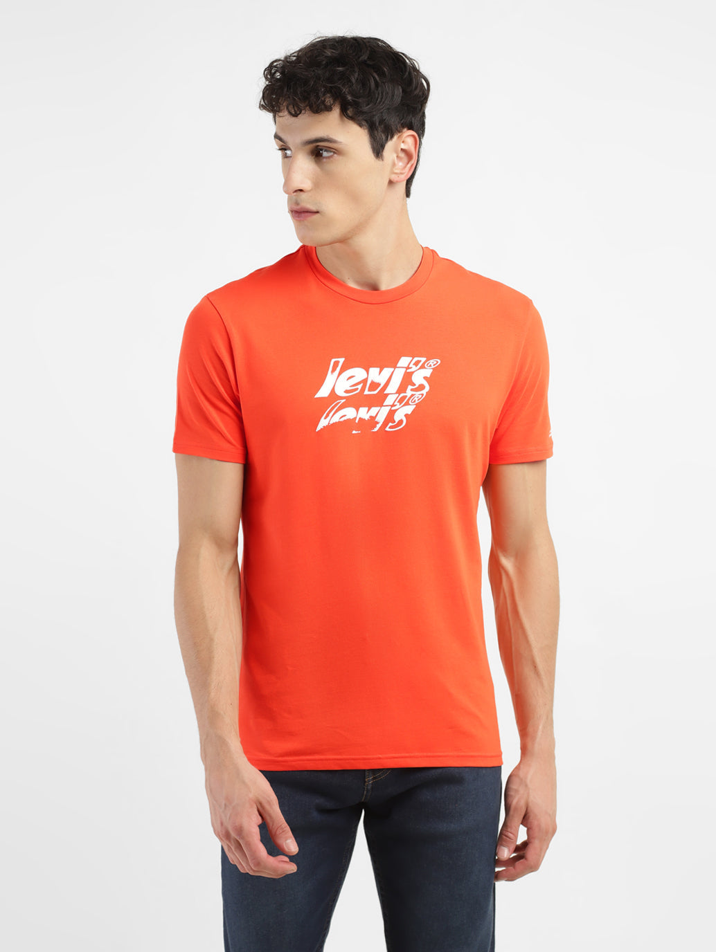 Men's Brand Logo Relaxed Fit T-shirt