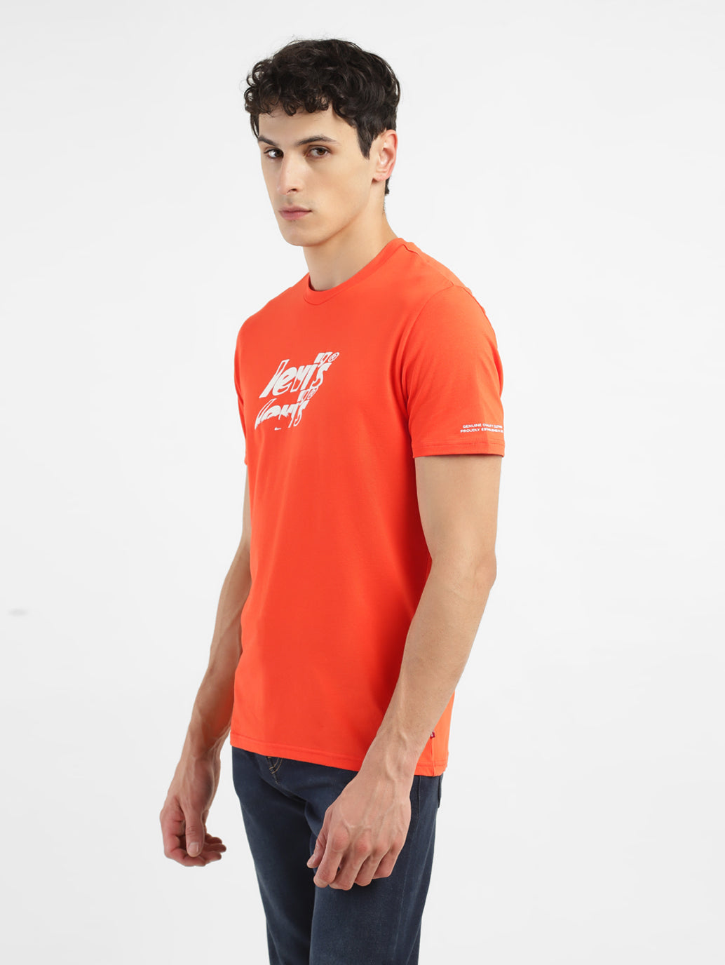 Men's Brand Logo Relaxed Fit T-shirt