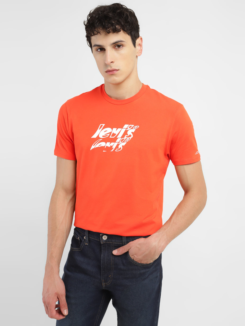 Men's Brand Logo Slim Fit T-shirt