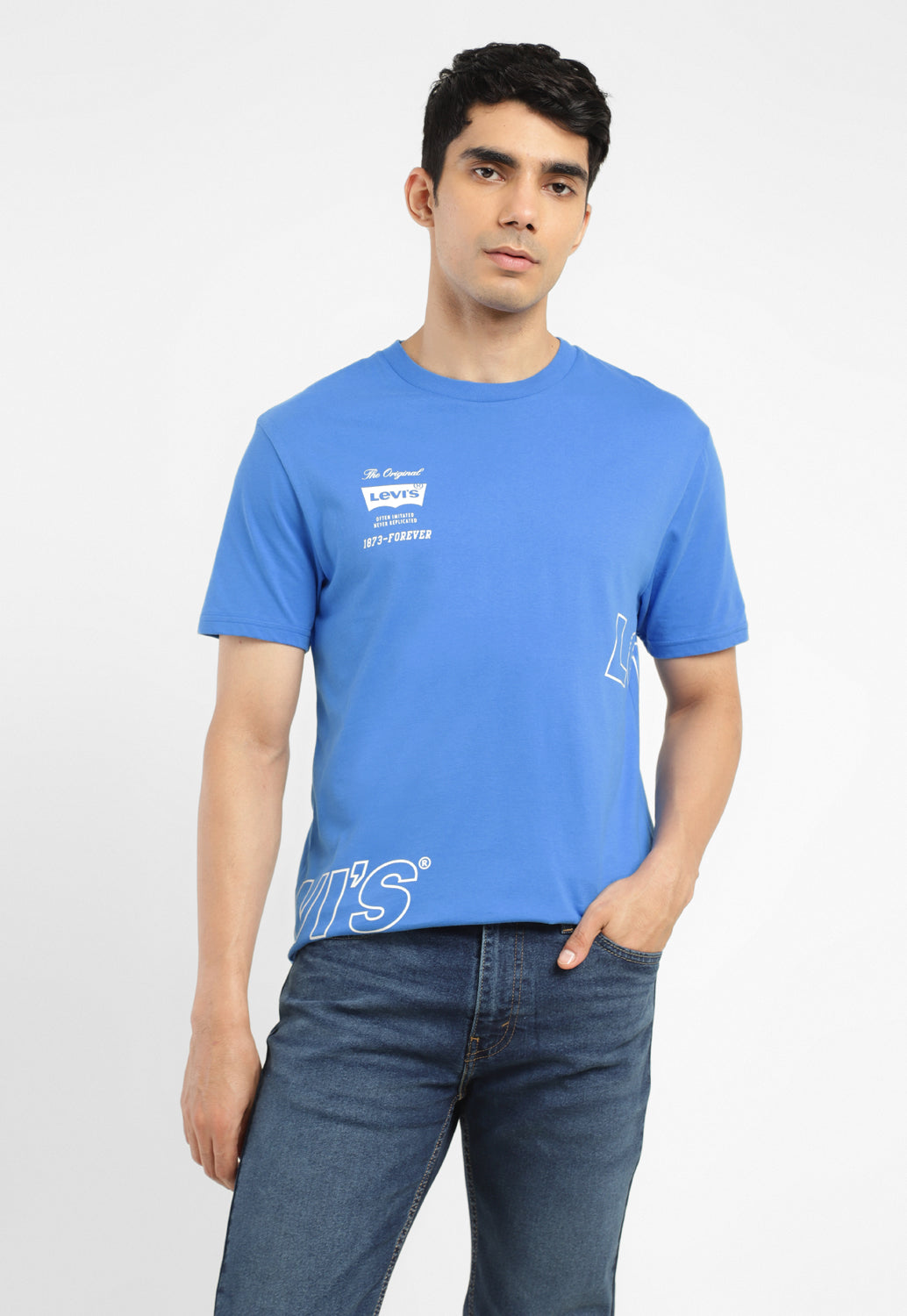 Men's Brand Logo Crew Neck T-shirt