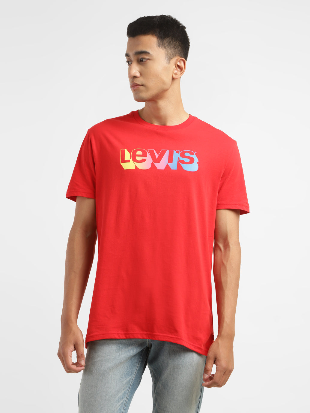 Men's Brand Logo Crew Neck T-shirt