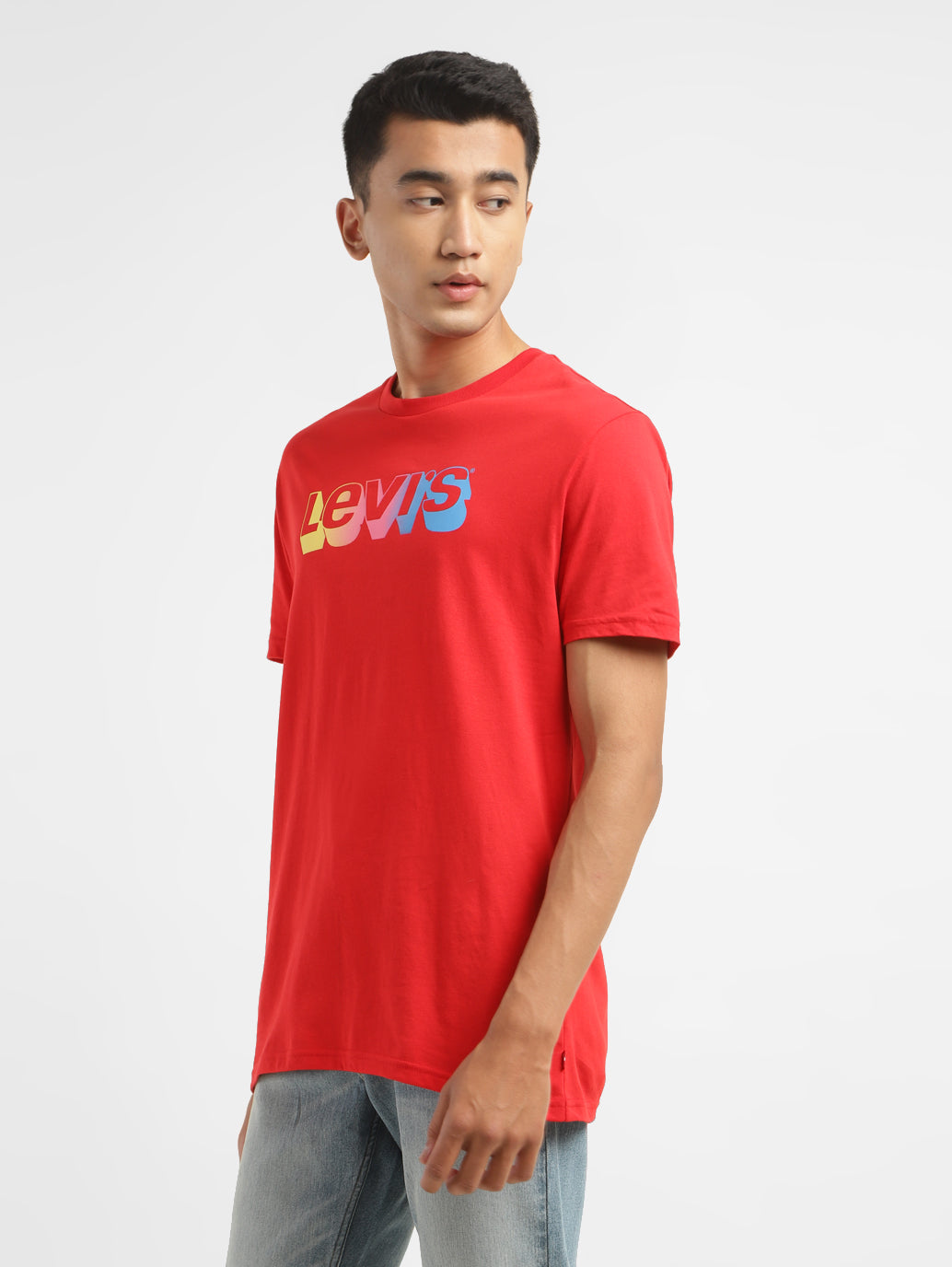 Men's Brand Logo Crew Neck T-shirt