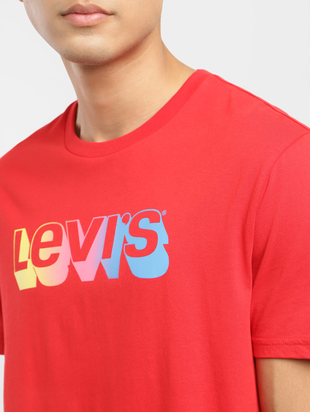 Men's Brand Logo Crew Neck T-shirt