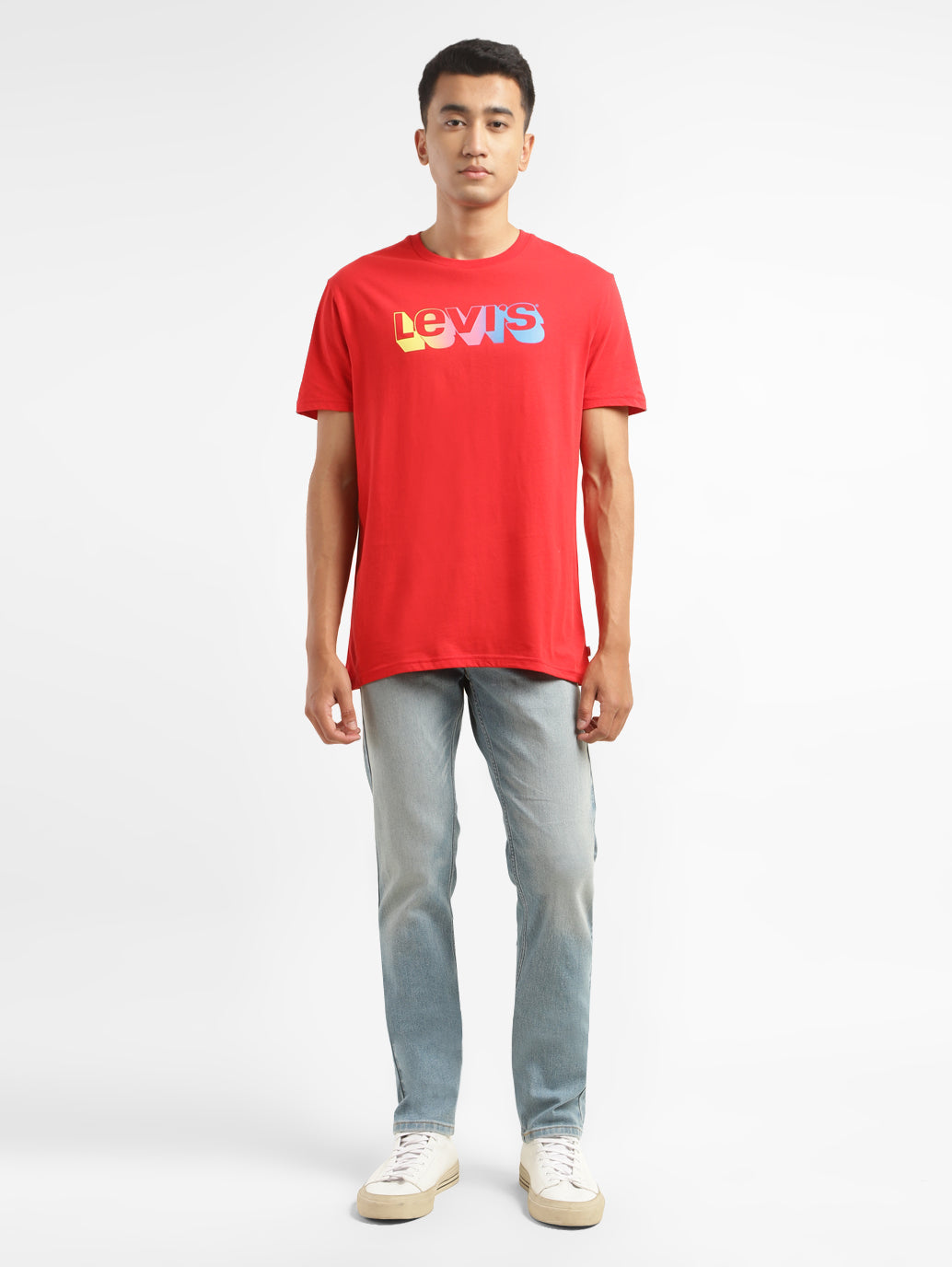 Men's Brand Logo Crew Neck T-shirt