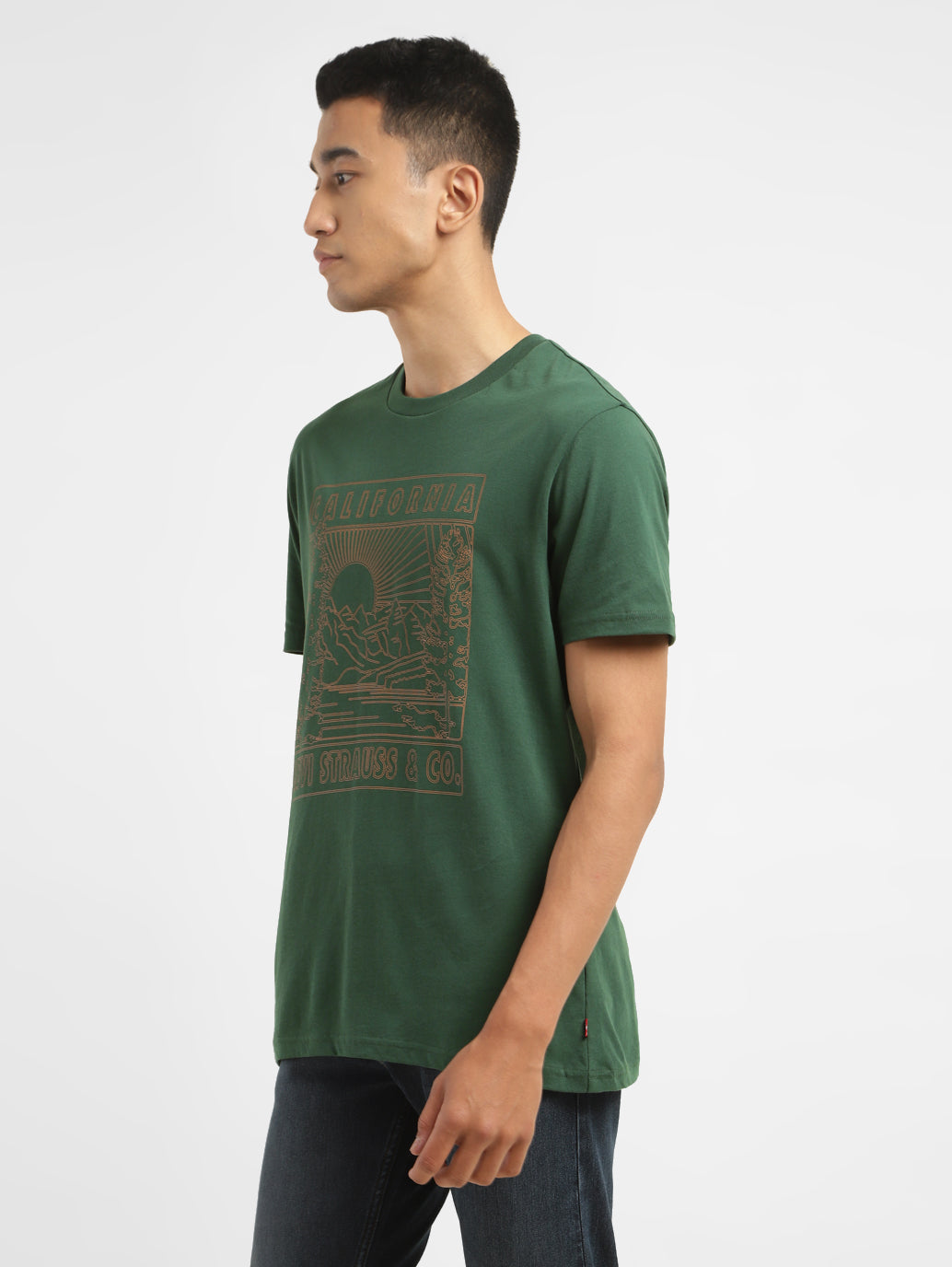 Men's Brand Logo Crew Neck T-shirt