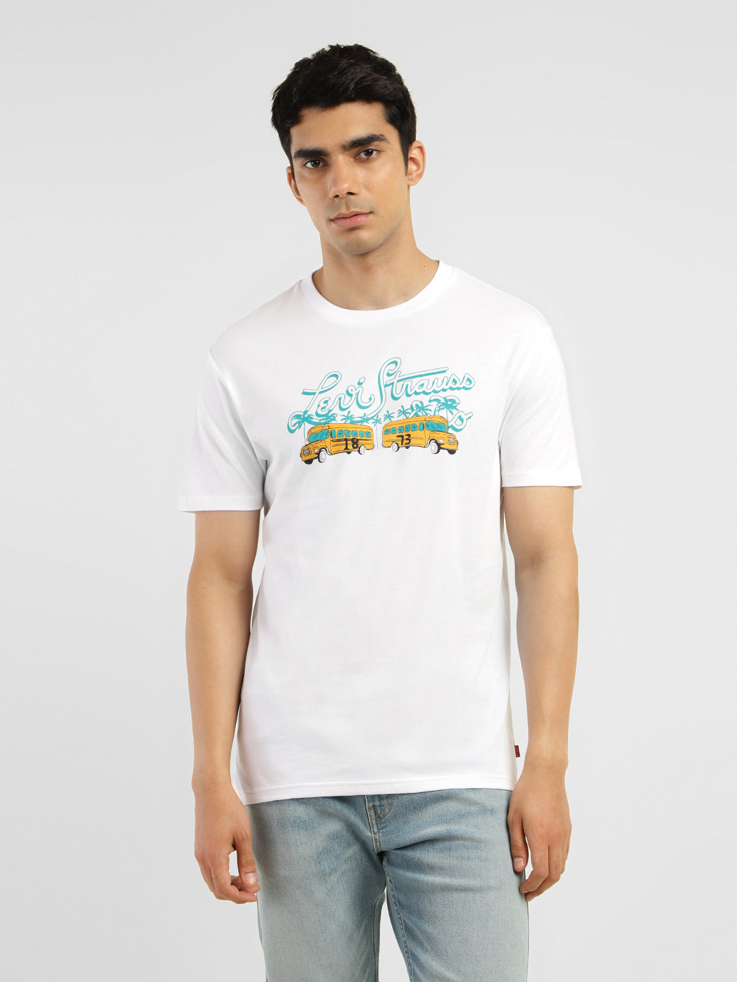 Men's Graphic Print Crew Neck T-shirt