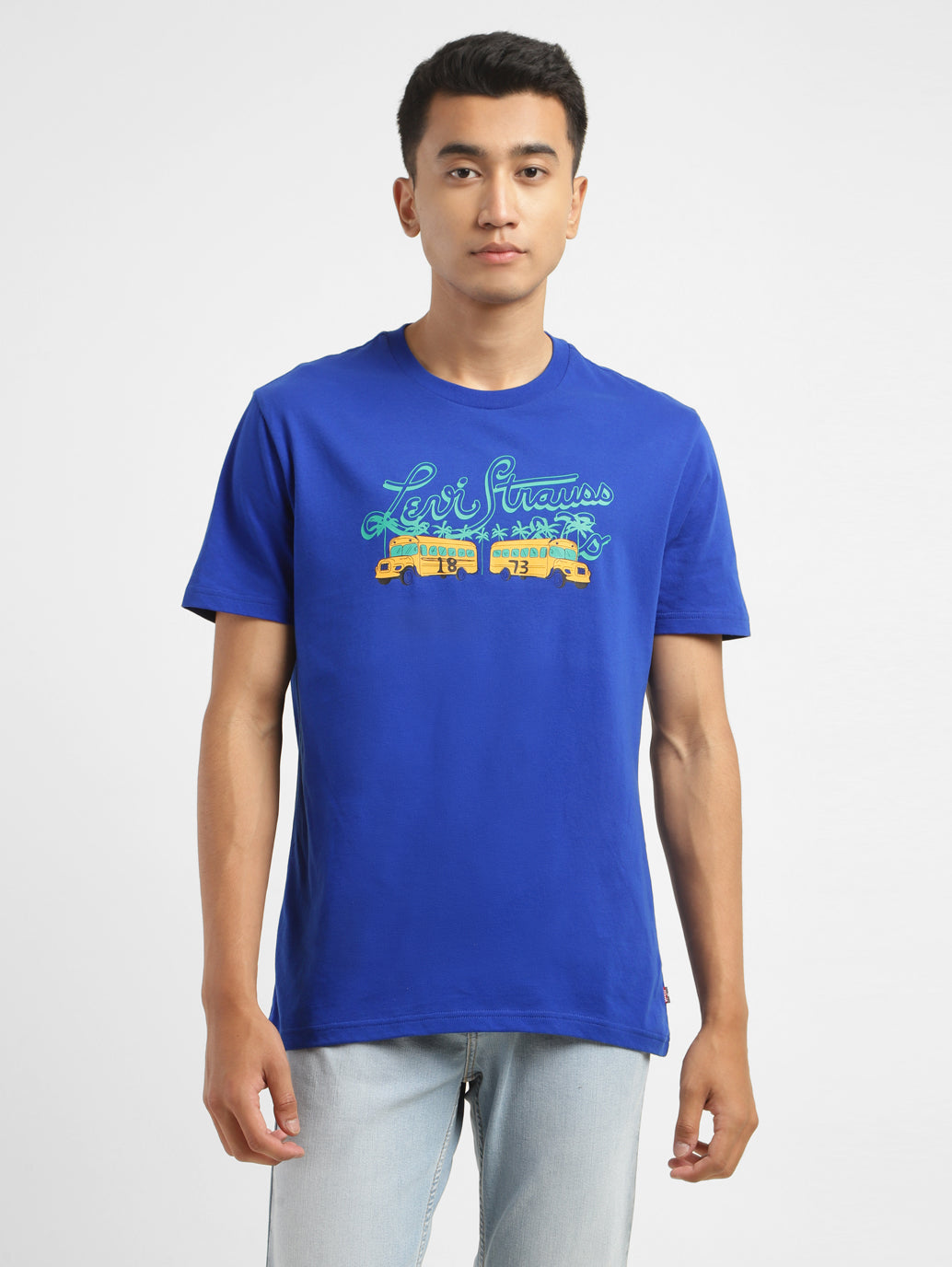 Men's Graphic Print Crew Neck T-shirt