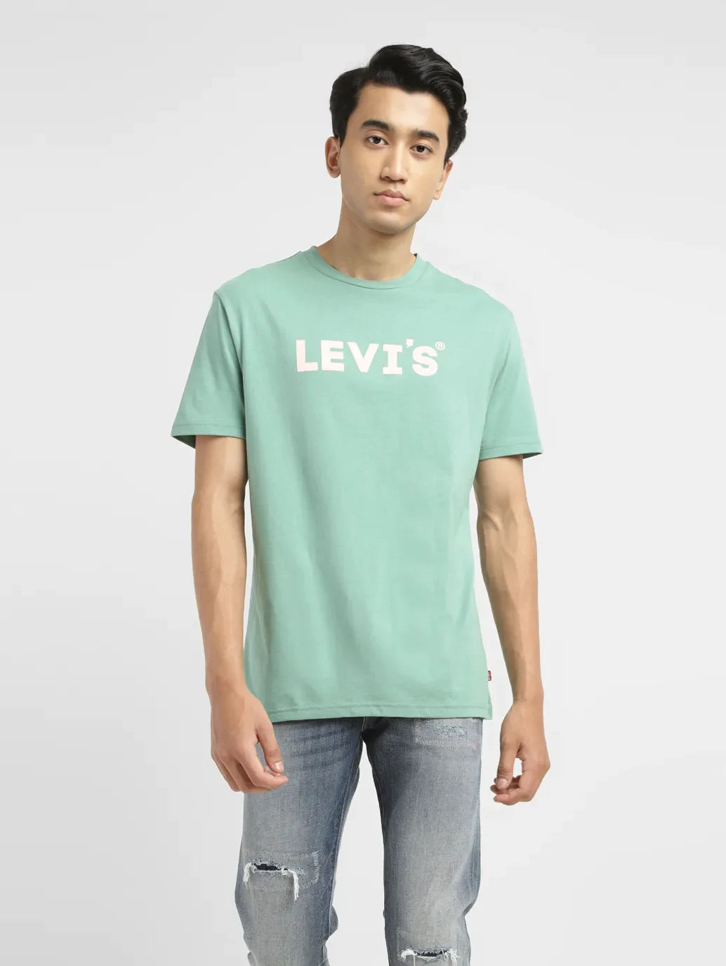 Men's Brand Logo Slim Fit T-shirt