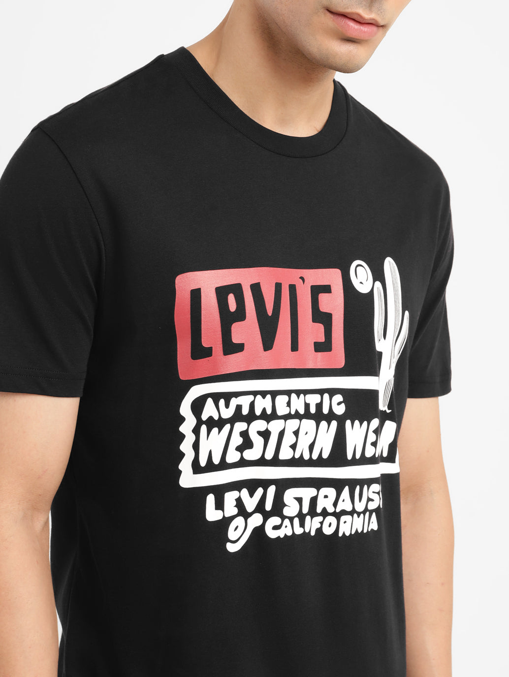 Men's Graphic Print Slim Fit T-shirt