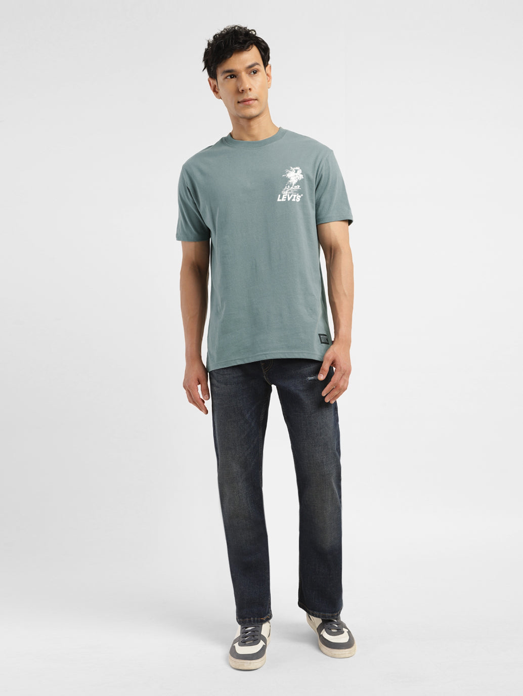 Men's Brand Logo Slim Fit T-shirt