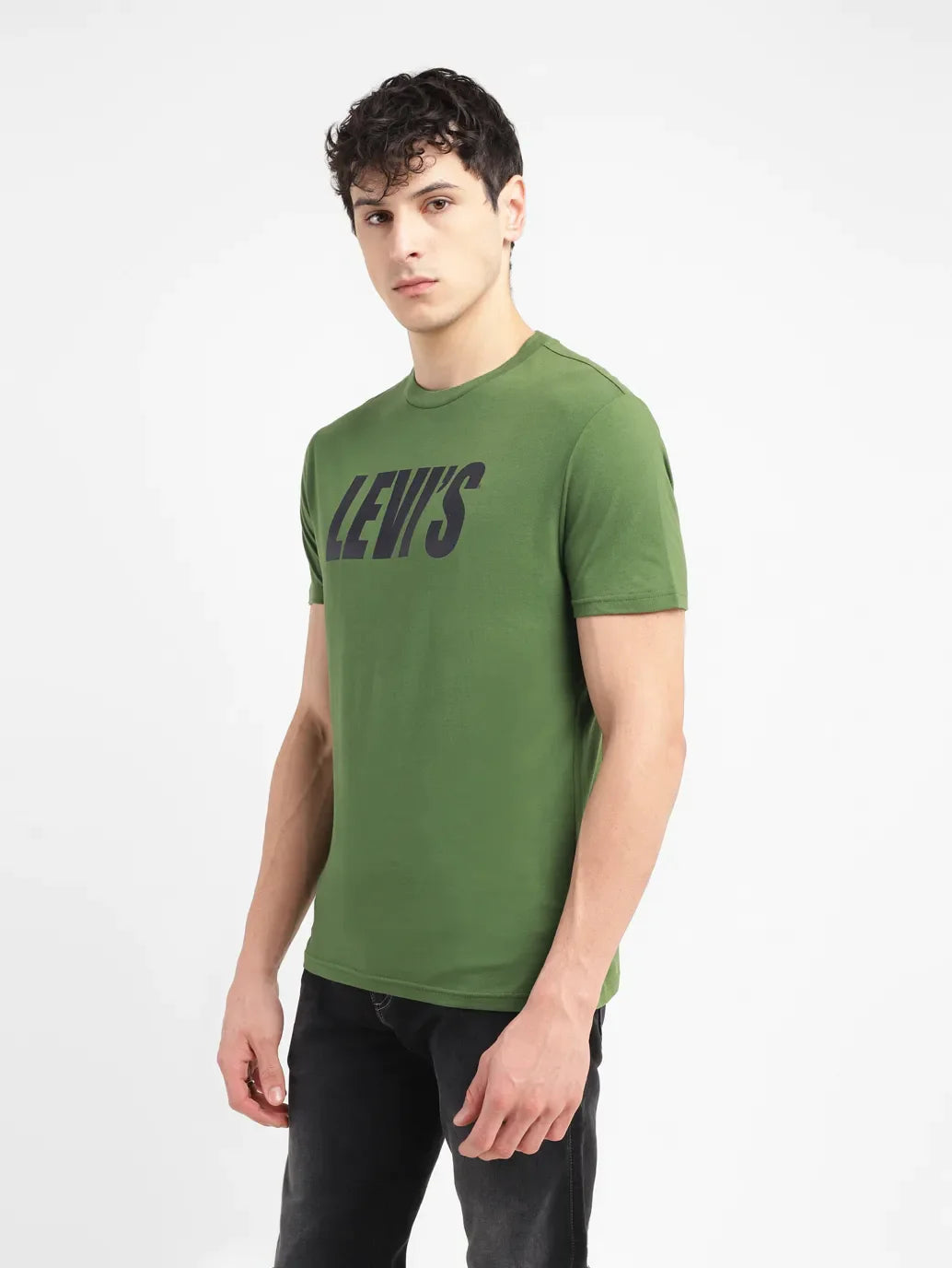 Men's Brand Logo Slim Fit T-shirt