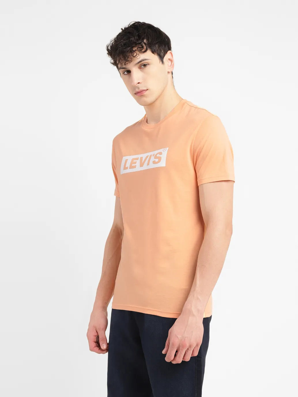 Men's Brand Logo Slim Fit T-shirt