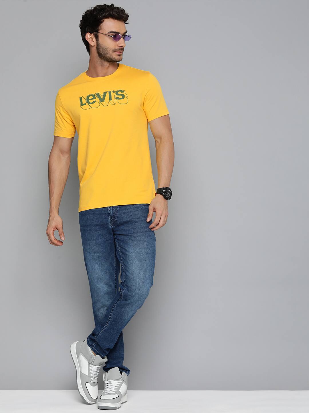 Men's Brand Logo Crew Neck T-shirt