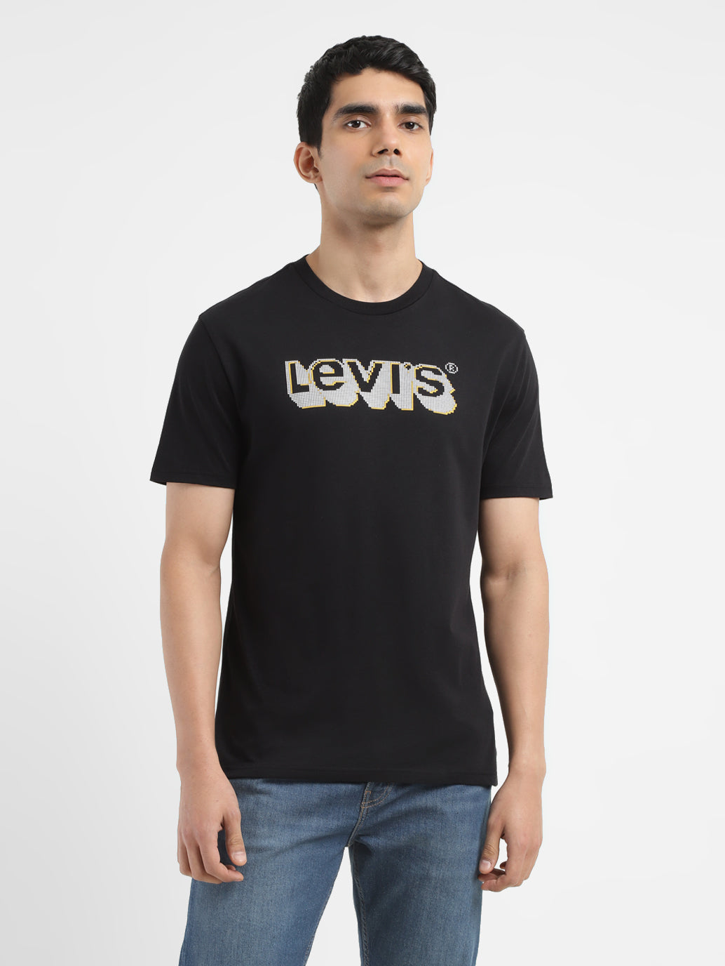 Men's Brand Logo Crew Neck T-shirt - a5cdb82e-e576-41c0-bb1b-6c7edf5ac837 View