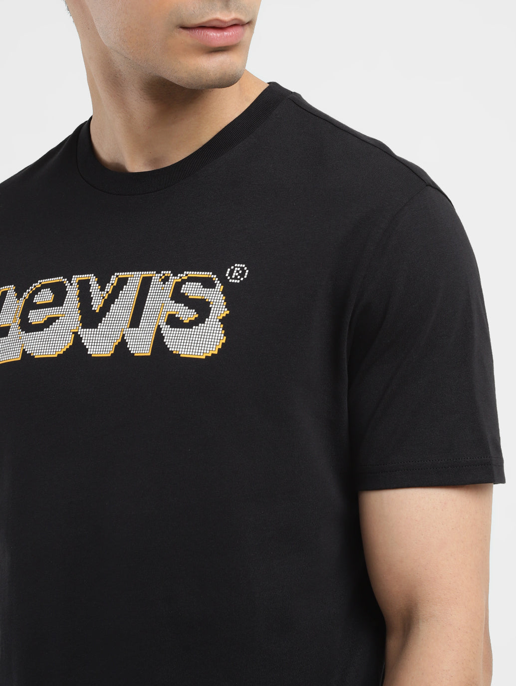 Men's Brand Logo Crew Neck T-shirt - 8e915e3b-458d-4f3a-a488-d4e6bf40959a View