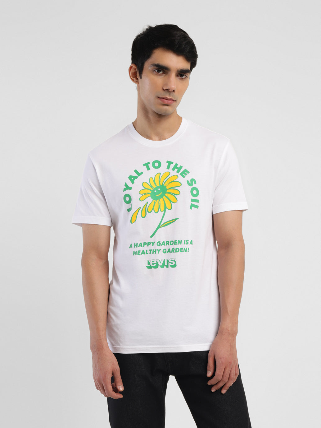 Men's Graphic Print Crew Neck T-shirt