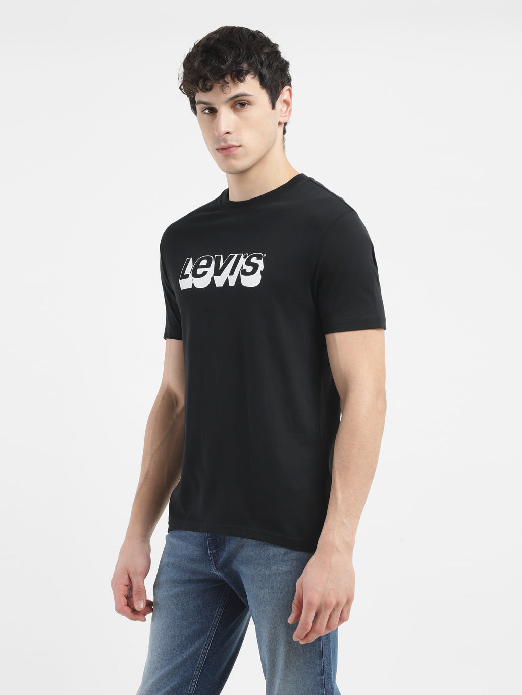 Men's Brand Logo Crew Neck T shirt