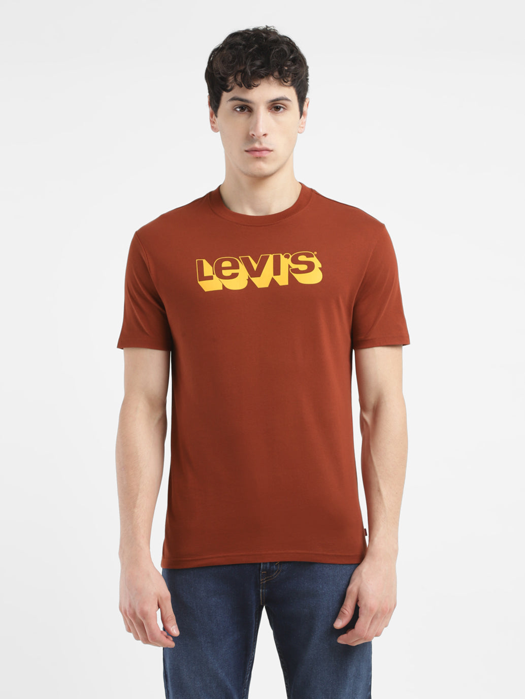 Men's Brand Logo Crew Neck T-Shirt