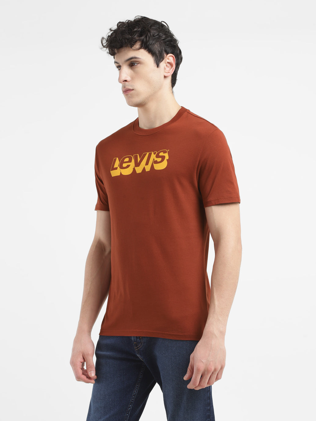 Men's Brand Logo Crew Neck T-Shirt