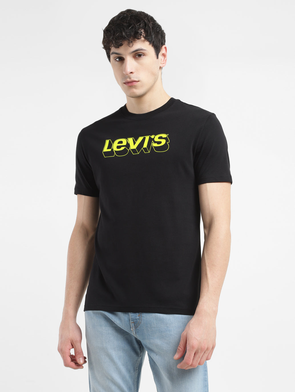 Men's Brand Logo Crew Neck T-Shirt