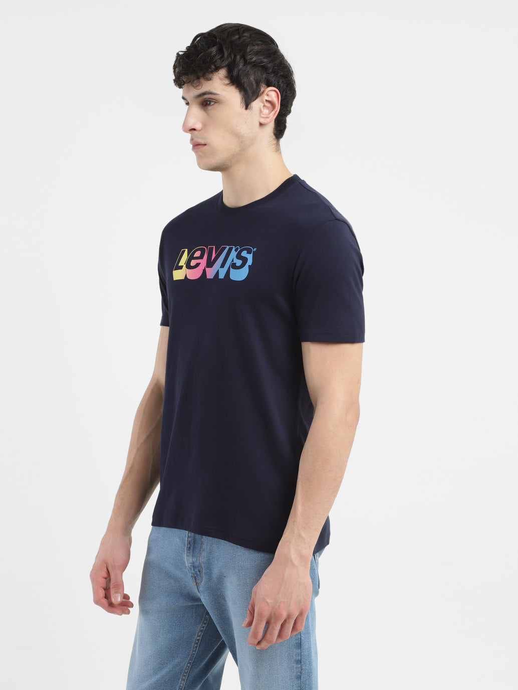 Men's Brand Logo Crew Neck T-Shirt