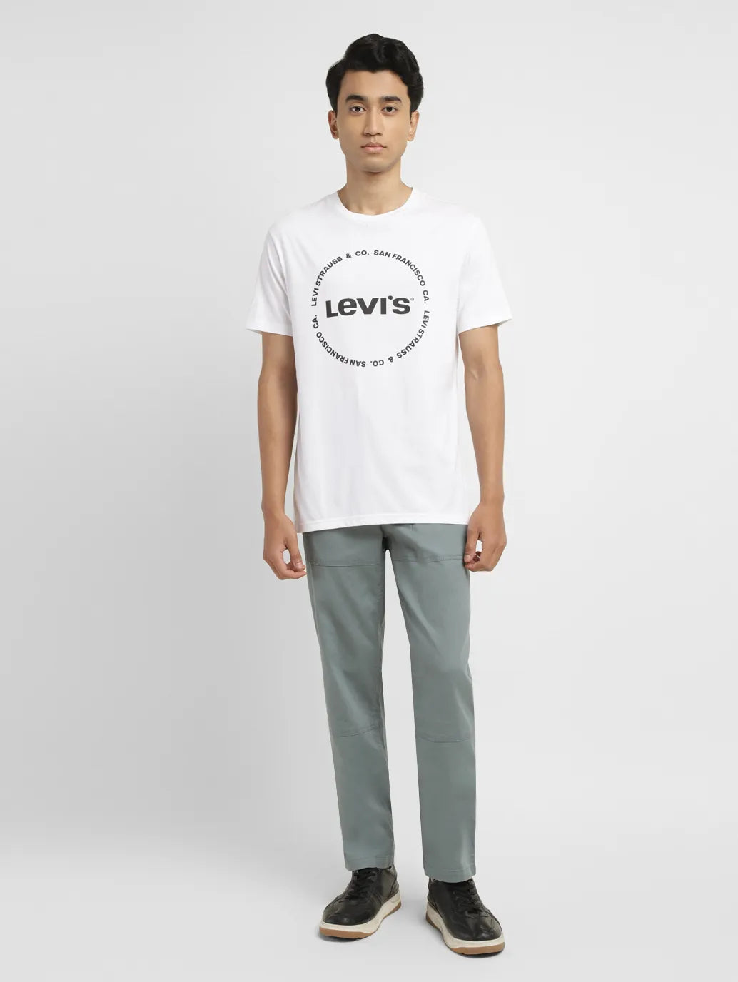 Men's Brand Logo Slim Fit T-shirt
