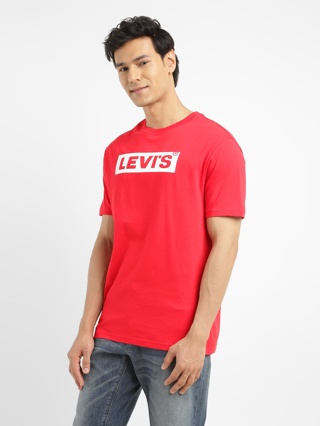 Men's Brand Logo Slim Fit T-Shirt